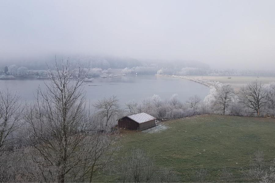 Stille X Weite - Hochwertige Wohnung Mit See-Panorama Kronburg Eksteriør billede