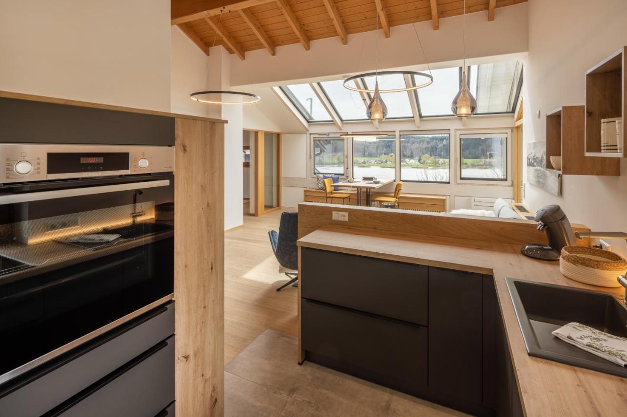 Stille X Weite - Hochwertige Wohnung Mit See-Panorama Kronburg Eksteriør billede