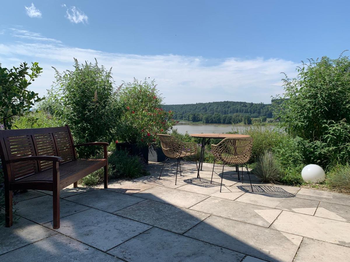 Stille X Weite - Hochwertige Wohnung Mit See-Panorama Kronburg Eksteriør billede