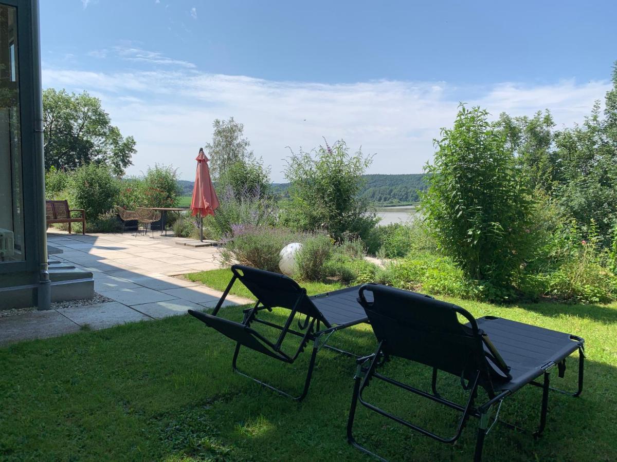 Stille X Weite - Hochwertige Wohnung Mit See-Panorama Kronburg Eksteriør billede